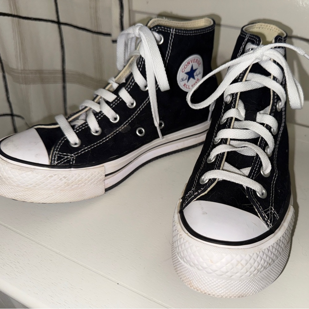 Converse All Star high top platform sneakers